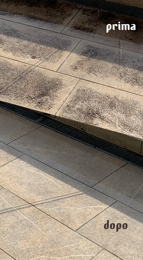 Pulizia pavimentazione esterna